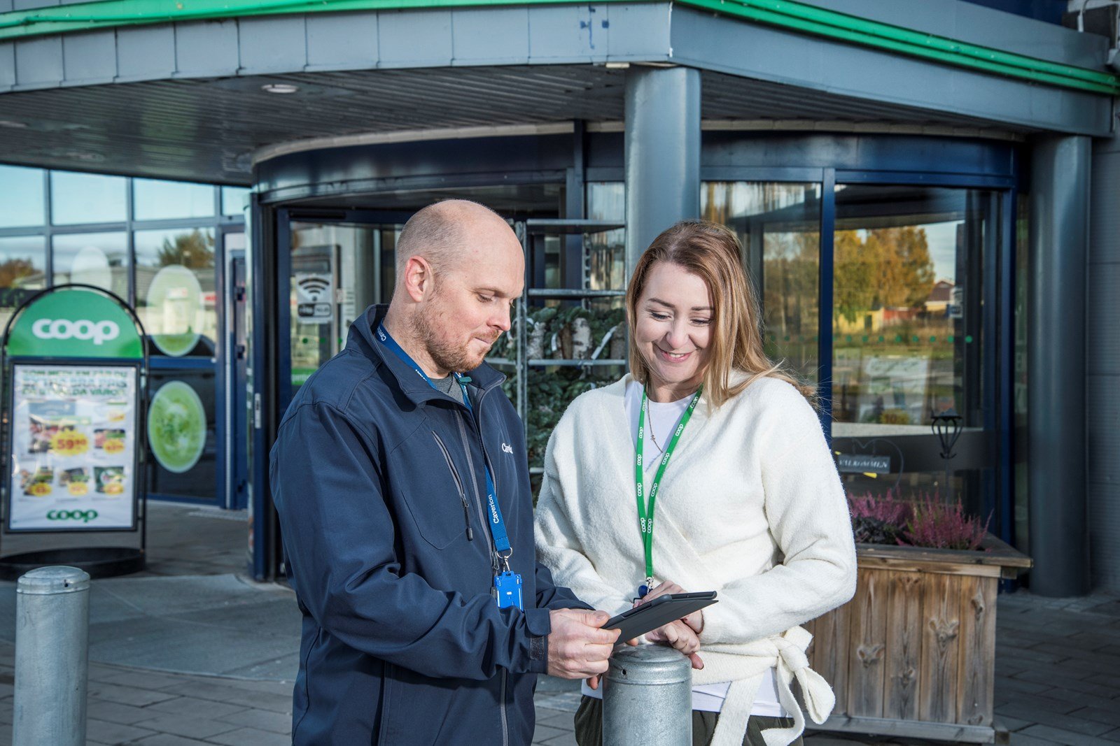 Christian Jansson och Emma Mattsson har gemensamt diskuterat fram ServiFlexavtalets utformning.