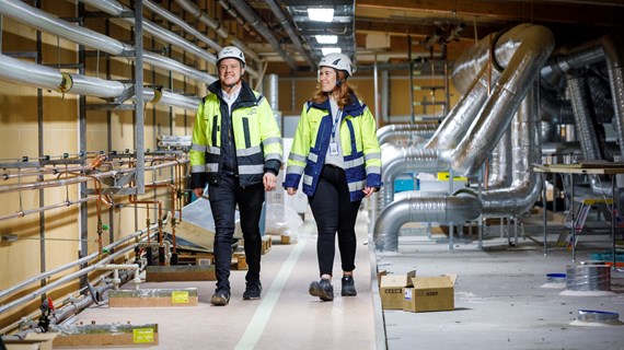 Installationstätt när Nanexa bygger pilotanläggning i Uppsala Business Park