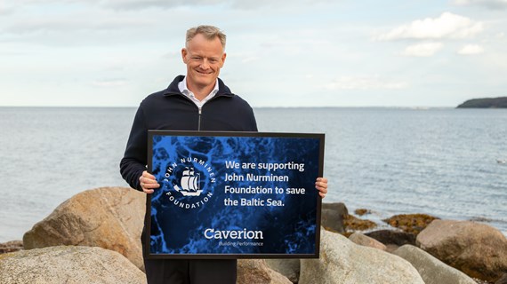 Caverion stödjer John Nurminen Foundation – skänker 15 000 euro för att rädda Östersjön