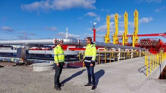 Ny kemikaj i Gävle hamn säkrar leveranser av insatsvaror till pappersindustrin